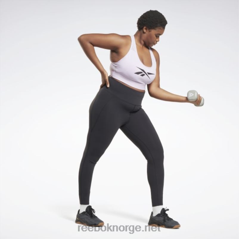 kvinner lilla oase 2X42N824 Reebok lux vector racer sports-bh (plus size) - Bilde 2