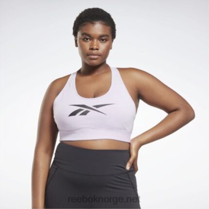 kvinner lilla oase 2X42N824 Reebok lux vector racer sports-bh (plus size)