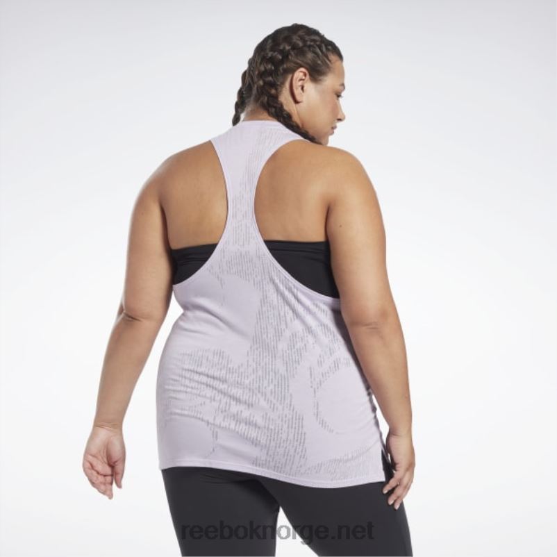 kvinner lilla oase 2X42N880 Reebok utbrent tank topp (plus size) - Bilde 3