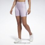 kvinner lilla oase 2X42N901 Reebok yoga ytelse ribbe shorts