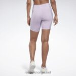 kvinner lilla oase 2X42N901 Reebok yoga ytelse ribbe shorts - Bilde 3