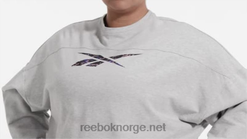kvinner lys grå lyng 2X42N875 Reebok moderne safari coverup (plus size) - Bilde 2