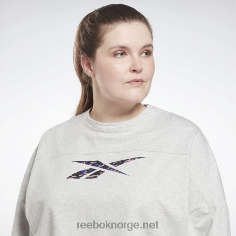 kvinner lys grå lyng 2X42N875 Reebok moderne safari coverup (plus size) - Bilde 5