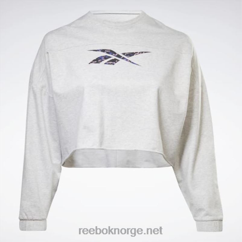 kvinner lys grå lyng 2X42N875 Reebok moderne safari coverup (plus size) - Bilde 7