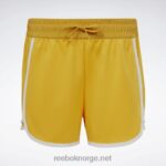 kvinner lys oker 2X42N650 Reebok treningsklare høyhusshorts