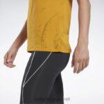 kvinner lys oker 2X42N691 Reebok utbrent t-skjorte - Bilde 5