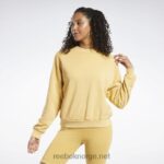 kvinner lys oker 2X42N856 Reebok klassisk genser med naturlig farge