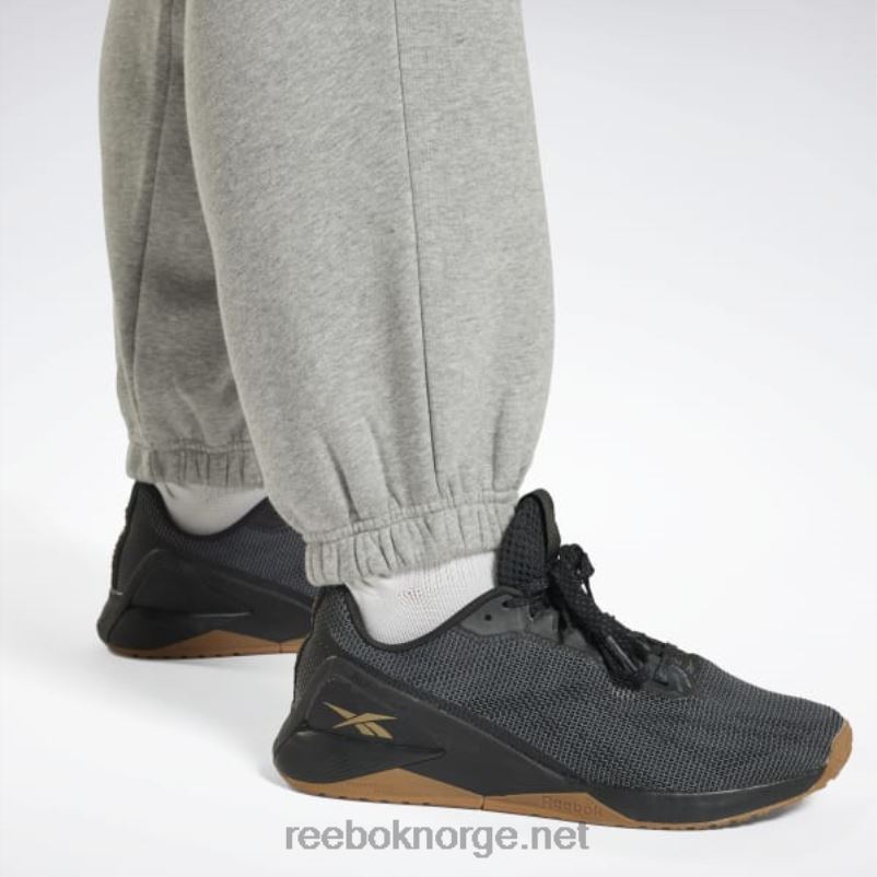 kvinner middels grå lyng 2X42N647 Reebok identitet fleece joggere (plus size) - Bilde 5
