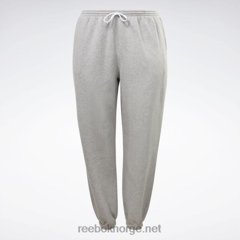 kvinner middels grå lyng 2X42N647 Reebok identitet fleece joggere (plus size) - Bilde 6