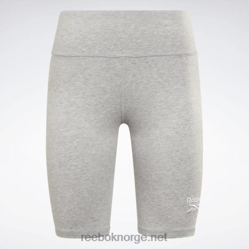 kvinner middels grå lyng 2X42N693 Reebok logo-shorts med identitet - Bilde 6