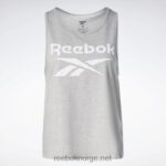 kvinner middels grå lyng 2X42N817 Reebok identitet tank topp - Bilde 7