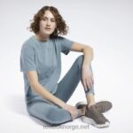 kvinner midnattsfuru 2X42N974 Reebok klassisk naturlig farget t-skjorte - Bilde 4