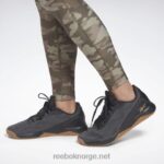 kvinner militærgrønn 2X42N642 Reebok lux dristige tights med camo-trykk - Bilde 7