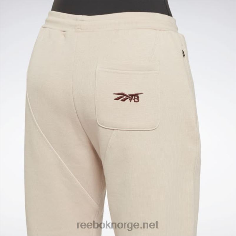kvinner myk ecru 2X42N656 Reebok victoria beckham joggere med rett ben - Bilde 4