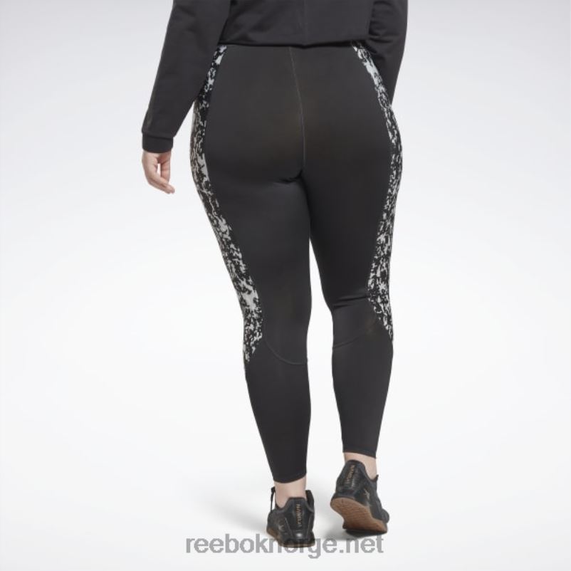 kvinner nattsvart 2X42N454 Reebok moderne safari-leggings (plus size) - Bilde 3