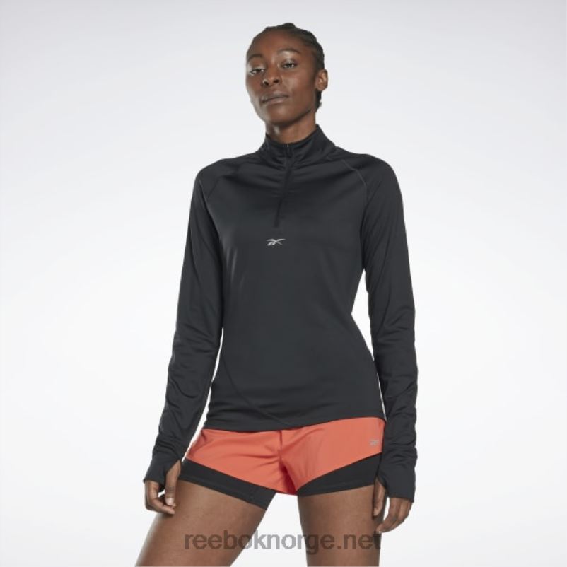 kvinner_nattsvart_2x42n740_reebok_lopegenser_med_kvart_glidelas.jpg kvinner nattsvart 2X42N740 Reebok løpegenser med kvart glidelås - Bilde 1