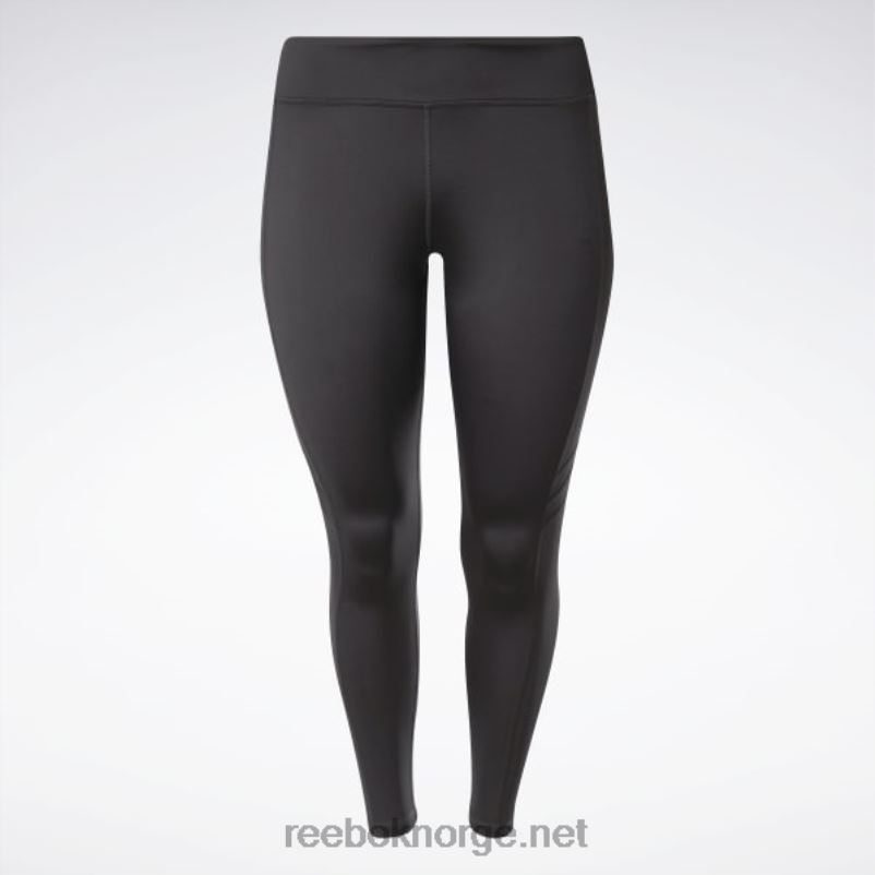 kvinner nattsvart 2X42N777 Reebok treningsklare mesh-leggings (plus size) - Bilde 6