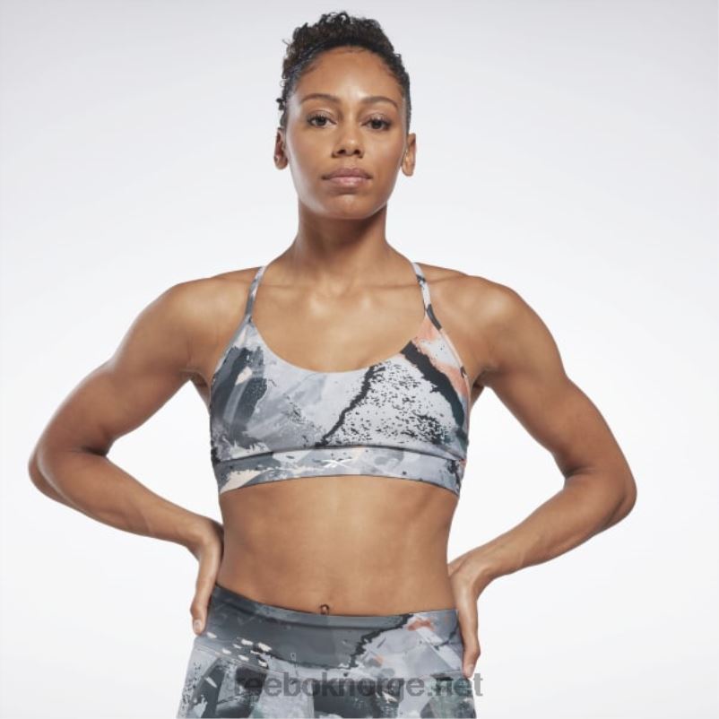 kvinner_ren_gra_3_2x42n508_reebok_lux_strappy_allover_print_fet_bh.jpg kvinner ren grå 3 2X42N508 Reebok lux strappy allover print fet bh - Bilde 1