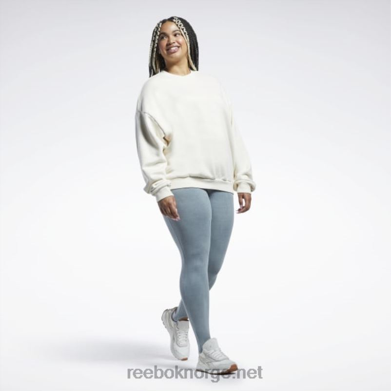 kvinner ren grå 3 2X42N594 Reebok klassiske leggings med naturlig farget stigbøyle (plus size) - Bilde 2