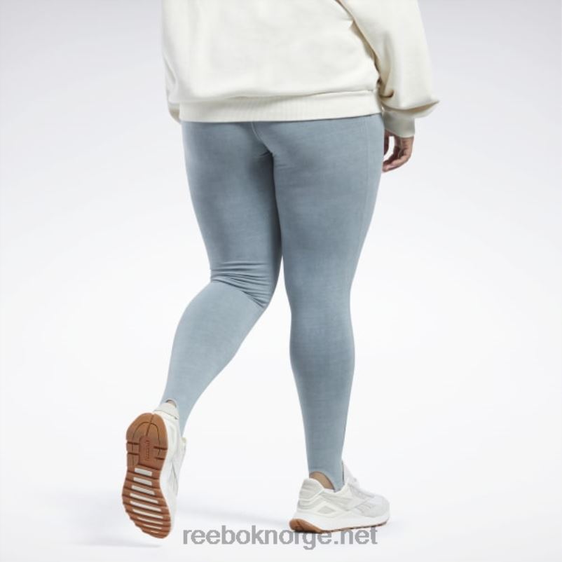 kvinner ren grå 3 2X42N594 Reebok klassiske leggings med naturlig farget stigbøyle (plus size) - Bilde 3