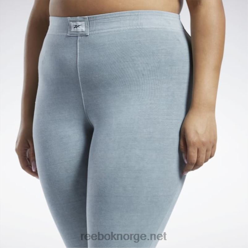 kvinner ren grå 3 2X42N594 Reebok klassiske leggings med naturlig farget stigbøyle (plus size) - Bilde 5