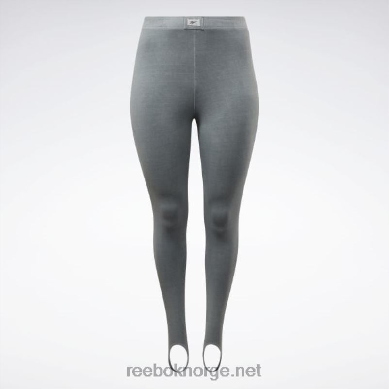 kvinner ren grå 3 2X42N594 Reebok klassiske leggings med naturlig farget stigbøyle (plus size) - Bilde 6