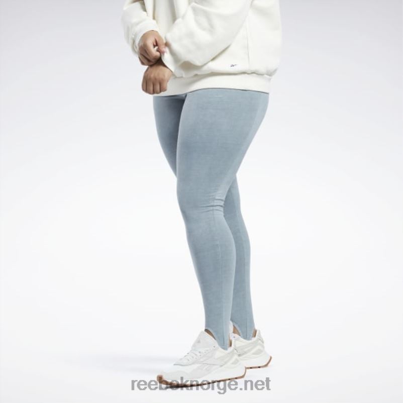 kvinner ren grå 3 2X42N594 Reebok klassiske leggings med naturlig farget stigbøyle (plus size) - Bilde 1