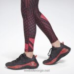 kvinner rødbrun 2X42N981 Reebok lux dristige høye leggings - Bilde 5