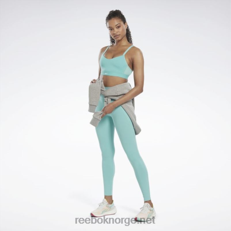 kvinner semi klassisk blågrønn 2X42N775 Reebok lux sports-bh med reim - Bilde 3