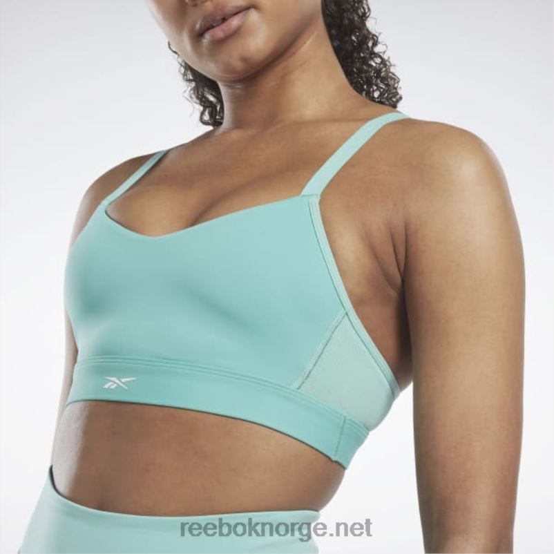 kvinner semi klassisk blågrønn 2X42N775 Reebok lux sports-bh med reim - Bilde 5