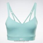 kvinner semi klassisk blågrønn 2X42N775 Reebok lux sports-bh med reim - Bilde 7