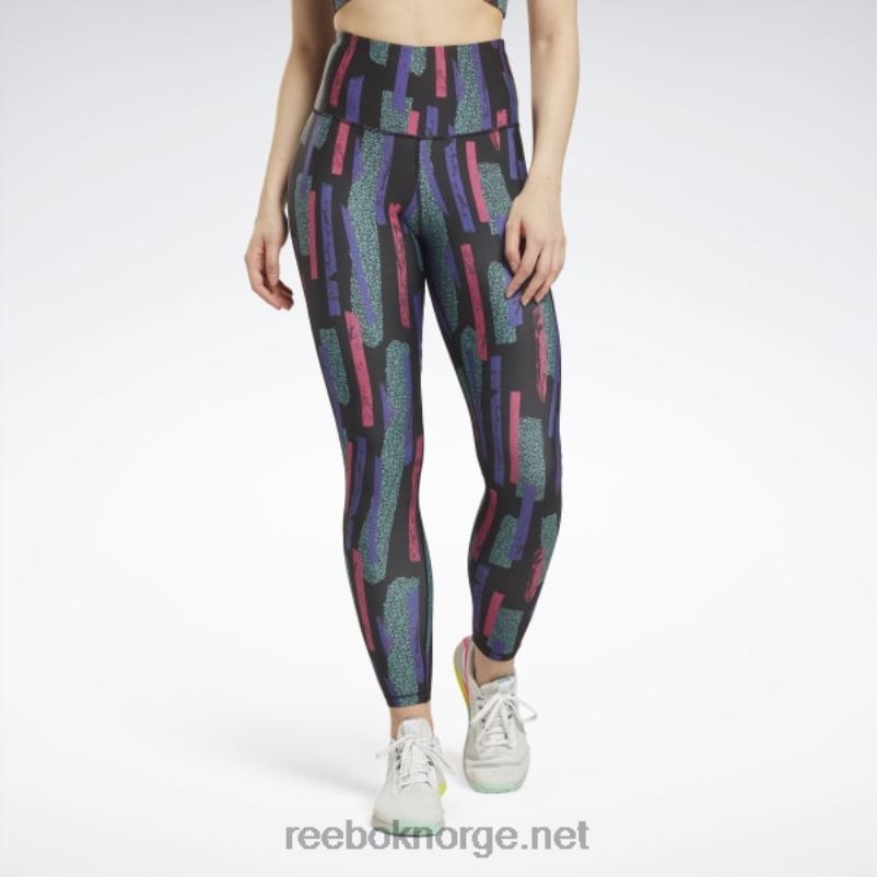 kvinner_semi_stolt_rosa_2x42n539_reebok_myt_allover_print_tights.jpg kvinner semi stolt rosa 2X42N539 Reebok myt allover print tights - Bilde 1