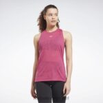kvinner semi stolt rosa 2X42N714 Reebok utbrent tanktopp