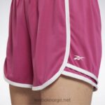 kvinner semi stolt rosa 2X42N788 Reebok treningsklare høyhusshorts - Bilde 4