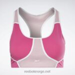 kvinner semi stolt rosa 2X42N804 Reebok lux racer vattert fargeblokkert BH (plus size) - Bilde 7