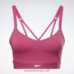 kvinner semi stolt rosa 2X42N944 Reebok lux sports-bh med reim - Bilde 7