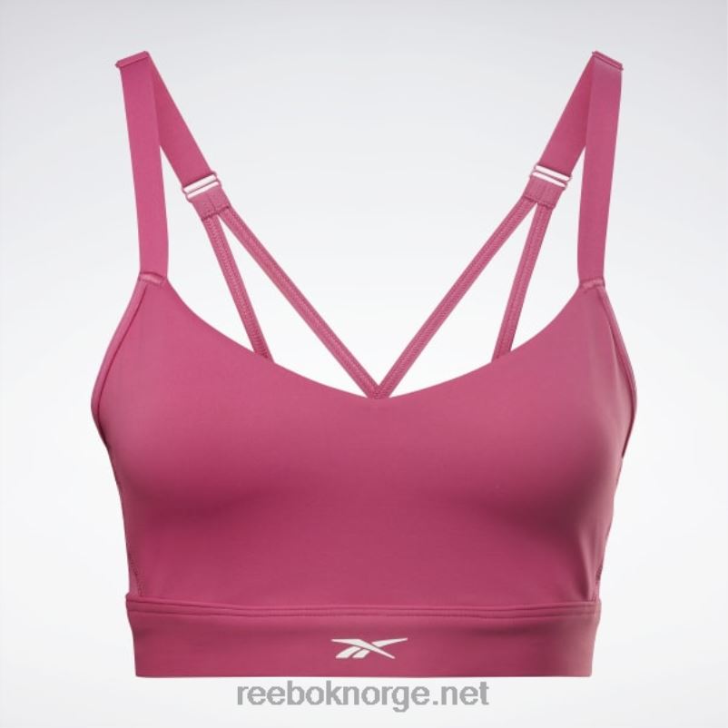 kvinner semi stolt rosa 2X42N944 Reebok lux sports-bh med reim - Bilde 7