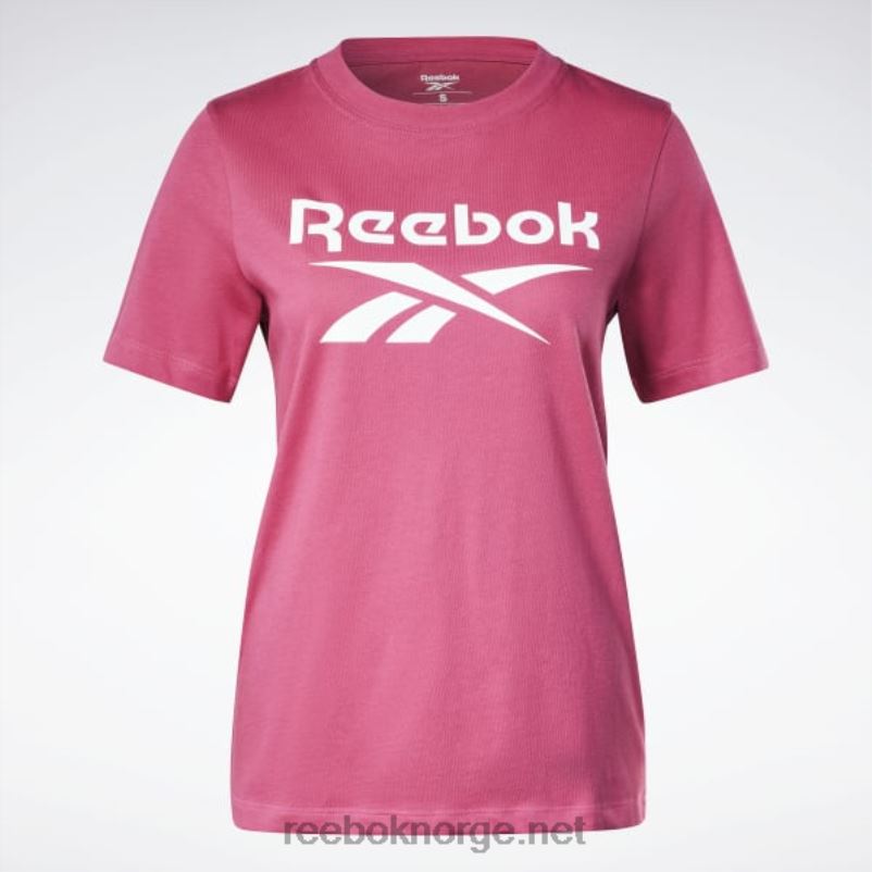 kvinner semi stolt rosa/hvit 2X42N520 Reebok identitet t-skjorte - Bilde 6