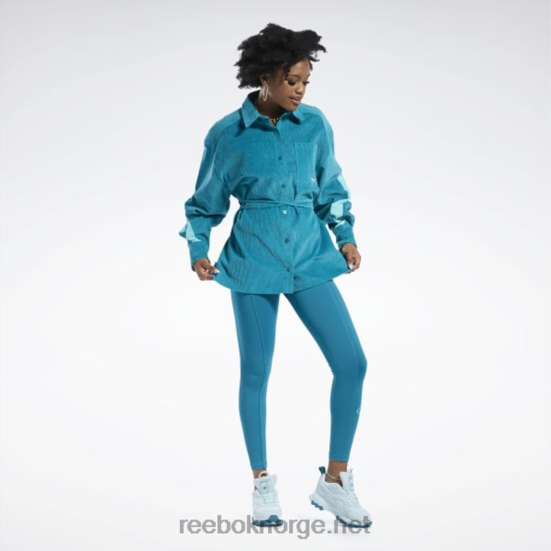 kvinner sjøhavn krikkand 2X42N291 Reebok cardi b cordfløyel cover-up - Bilde 3