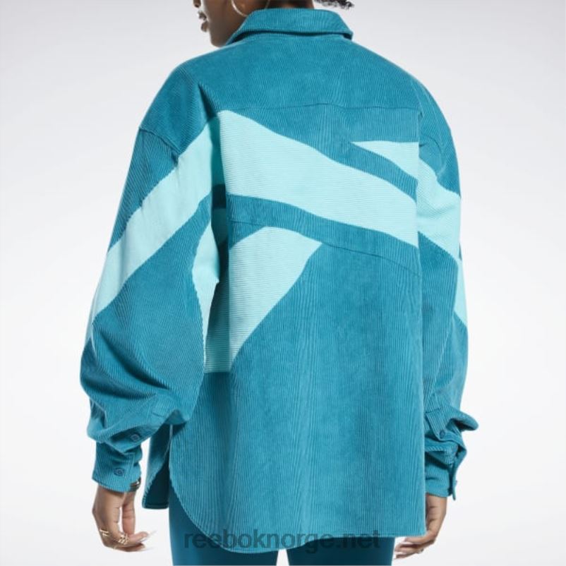 kvinner sjøhavn krikkand 2X42N291 Reebok cardi b cordfløyel cover-up - Bilde 7