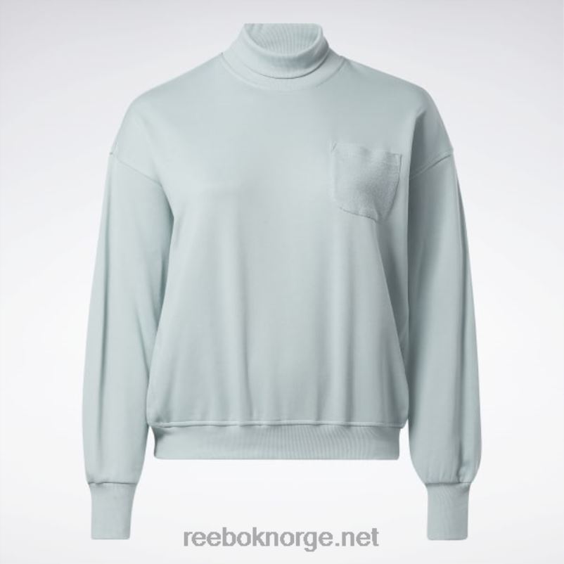 kvinner sjøsiden grå 2X42N749 Reebok klassisk fransk frottégenser i bomull (plus size) - Bilde 6