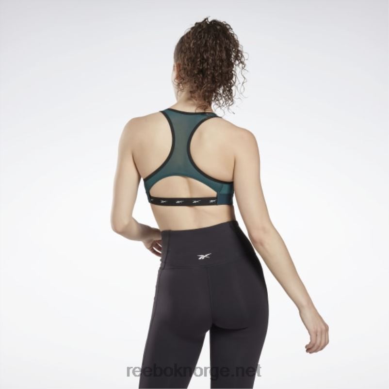 kvinner Skoggrønn 2X42N382 Reebok lux vector racer sports-bh - Bilde 3