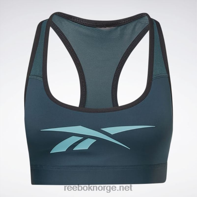 kvinner Skoggrønn 2X42N382 Reebok lux vector racer sports-bh - Bilde 6