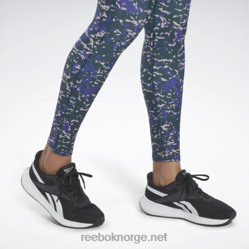 kvinner Skoggrønn 2X42N620 Reebok lux 2.0 speckle moderne safari-leggings - Bilde 5