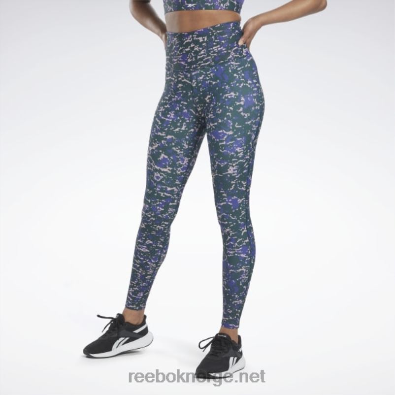 kvinner_skoggronn_2x42n620_reebok_lux_2_0_speckle_moderne_safari_leggings.jpg kvinner Skoggrønn 2X42N620 Reebok lux 2.0 speckle moderne safari-leggings - Bilde 1