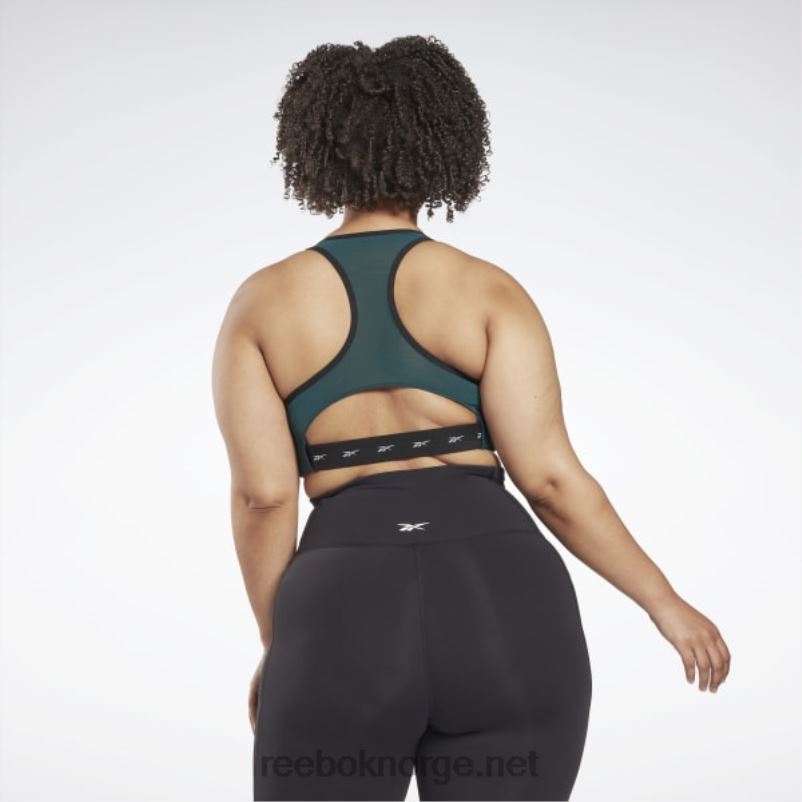kvinner Skoggrønn 2X42N663 Reebok lux vector racer sports-bh (plus size) - Bilde 3