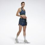 kvinner Skoggrønn 2X42N690 Reebok løpende sports-bh - Bilde 2