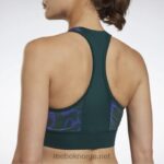 kvinner Skoggrønn 2X42N690 Reebok løpende sports-bh - Bilde 5