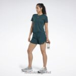 kvinner Skoggrønn 2X42N811 Reebok løpeshorts - Bilde 2