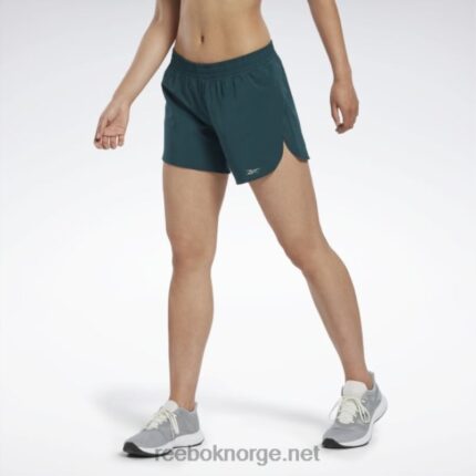 kvinner Skoggrønn 2X42N811 Reebok løpeshorts